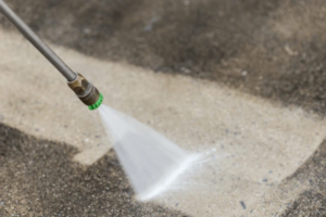 pressure washing home